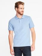 Old Navy Built In Flex Pro Polo For Men - Monet Blue