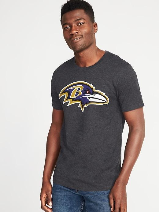 Old Navy Mens Nfl Team-logo Tee For Men Ravens Size S