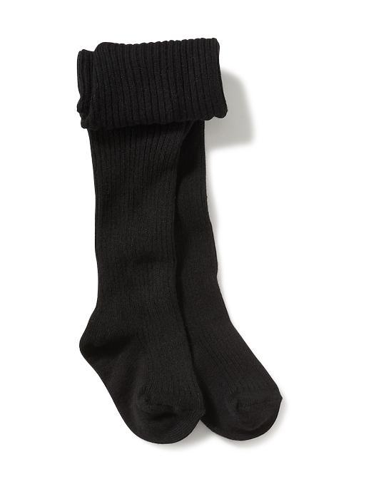 Old Navy Rib Knit Tights - Black