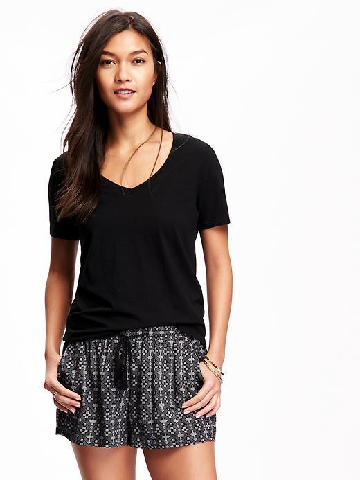 Old Navy Relaxed V Neck Tee - Blackjack