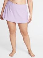 Plus-size Secret-slim Swim Skirt