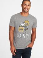 Old Navy Mens Nfl Team Crew-neck Tee For Men Saints Size Xxl