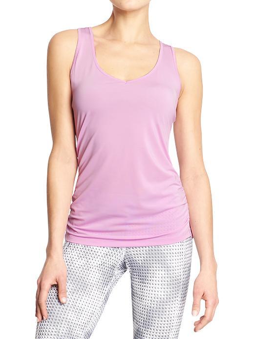 Old Navy Womens Active Ruched Tanks Size Xs - Lavender Go Lightly