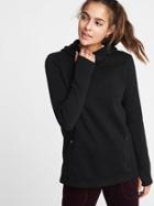 Old Navy Womens Sweater-fleece Pullover Hoodie For Women Black Size L