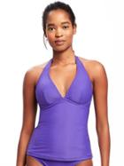 Old Navy Underwire Halter Tankini Top For Women - Violet Me In