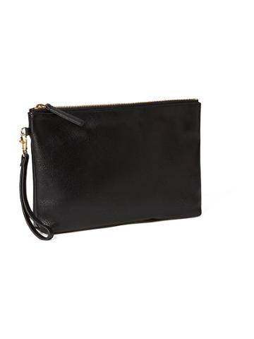 Old Navy Zip Top Clutch For Women - Black T