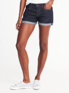 Old Navy Womens Denim Shorts For Women (3 1/2) Rinse Size 4