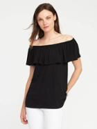Old Navy Off The Shoulder Ruffled Swing Top For Women - Black