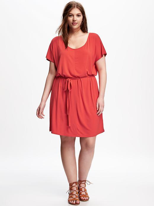 Old Navy Tie Belt Jersey Plus - Love Potion