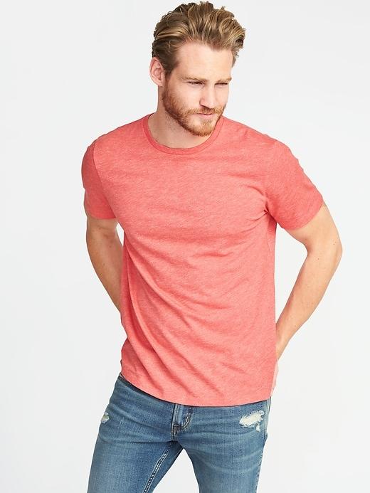 Old Navy Mens Soft-washed Perfect-fit Tee For Men Mango Magic Size Xxxl