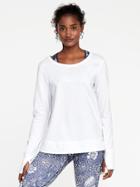 Old Navy Womens Lattice-back Sweatshirt For Women Bright White Size Xxl