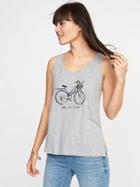 Old Navy Womens Everywear Graphic Scoop-neck Tank For Women Slow Your Roll Size Xxl