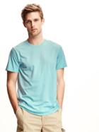 Old Navy Soft Washed Crew Neck Tee For Men - Above The Clouds