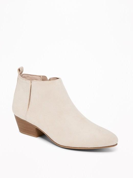 Old Navy Womens Sueded Ankle Boots For Women Sidewalk Ends Size 8