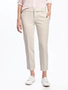 Old Navy Mid Rise Straight Harper Pants For Women - Palomino