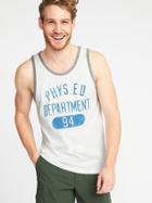 Old Navy Mens Soft-washed Graphic Tank For Men Beach Size S