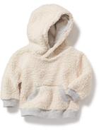 Old Navy Hooded Sherpa Pullover - Feta