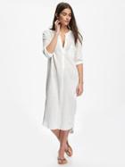 Old Navy Crinkle Gauze Midi Shirtdress For Women - White