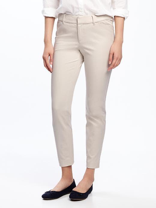 Old Navy Womens Mid-rise Pixie Ankle Pants For Women Palomino Size 16