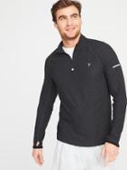 Ultra-soft Breathe On Go-dry Built-in Flex 1/4-zip Pullover For Men