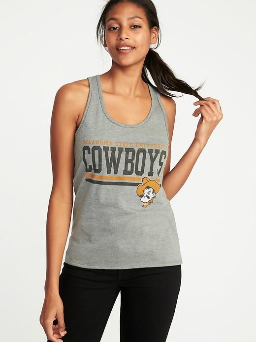 Old Navy Womens College-team Mascot Tank For Women Oklahoma State Size L