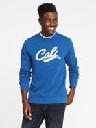 Old Navy Mens Graphic Fleece Sweatshirt For Men Cali Size Xl