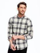 Old Navy Slim Fit Flannel Shirt For Men - In A Flurry