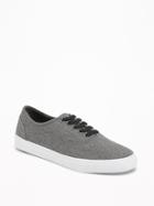Old Navy Mens Lace-up Sneakers For Men Heather Gray Size 12