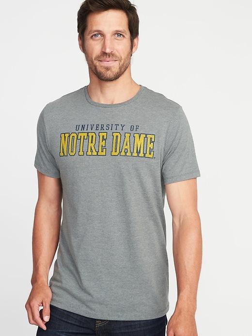 Old Navy Mens College-team Graphic Tee For Men Notre Dame Size S