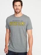 Old Navy Mens College-team Graphic Tee For Men Notre Dame Size S