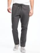 Old Navy Built In Flex Drawstring Tapered Leg Pants For Men - Iron Will