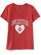 Old Navy Womens Ncaa V-neck Tee For Women Ohio State Size Xs