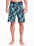 Old Navy Printed Board Shorts For Men - Organic Peach