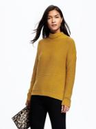 Old Navy Mock Neck Sweater For Women - Pressed Olive