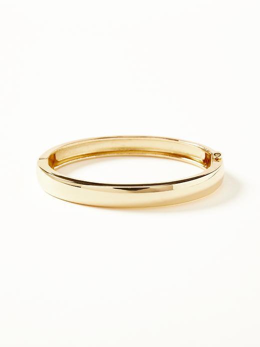 Old Navy Hinge Bangle For Women - Rose Gold