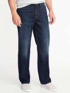 Old Navy Mens Rigid Loose Jeans For Men Dark Wash Size 44w