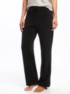 Old Navy Micro Fleece Drawstring Pants For Women - Black