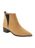 Old Navy Sueded Pointed Toe Ankle Boots Size 10 - Tobacco