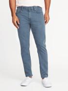 Old Navy Mens Relaxed Slim Built-in Flex Max Twill Five-pocket Pants For Men Wintry Waters Size 29w