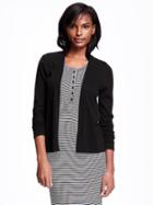Old Navy Open Front Cardigan For Women - Black