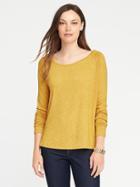 Old Navy Loose Soft Spun Scoop Neck Tee For Women - Golden Opportunity