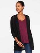 Old Navy Open Stitch Cocoon Cardi For Women - Blackjack