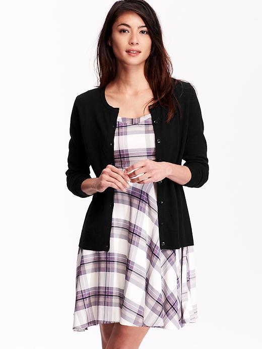 Old Navy Womens Classic Cardigans Size M Tall - Black