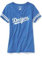Old Navy Mlb V Neck Tee For Women - L.a. Dodgers
