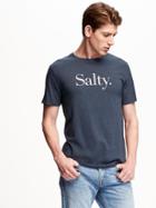 Old Navy Humor Graphic Tee For Men - Ink Blue 2