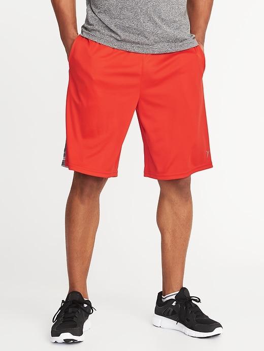 Old Navy Mens Go-dry Performance Shorts For Men (10) Orange Size Xxl