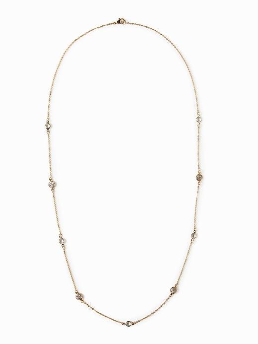 Old Navy Womens Pav-coin Necklace For Women Silver Size One Size