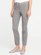 Old Navy Womens Mid-rise Pixie Ankle Chinos For Women Gray Stone Size 18