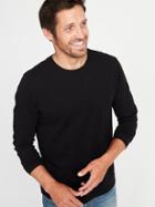 Old Navy Mens Soft-washed Crew-neck Tee For Men Black Size Xl