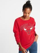 Old Navy Womens Nba Team-graphic Sweatshirt For Women Chicago Bulls Size M